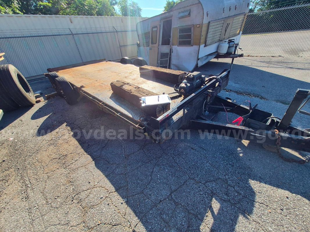 20' Tilt Bed Trailer NO ID info Found Operational Condition Unknown.