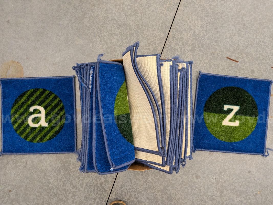 Carpet squares A-Z