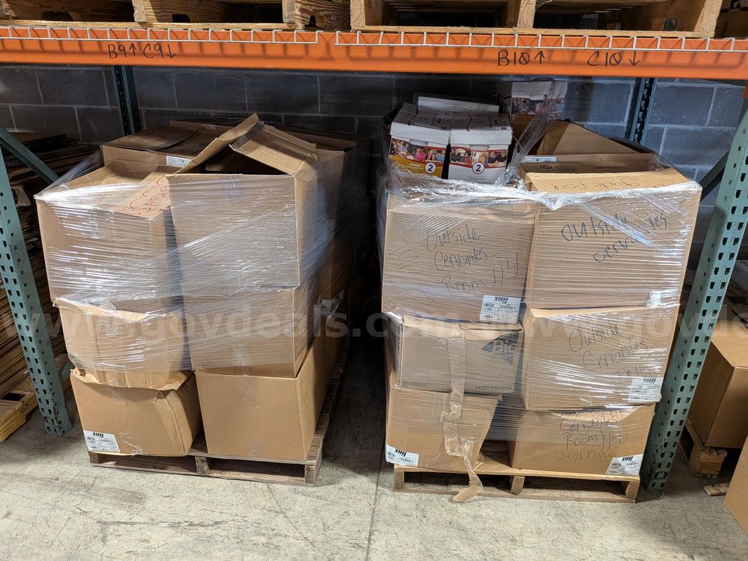 2 skids Elementary workbooks, curriculum, and library books
