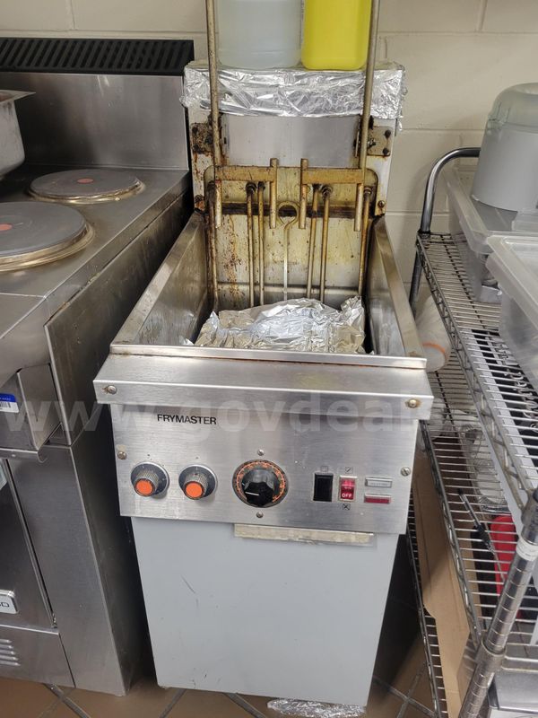Lot Of 2 Items Fryer, Milk Refrigerator