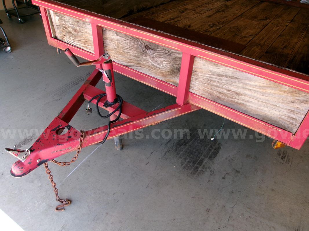10' X 76" Trailer with fold down gate