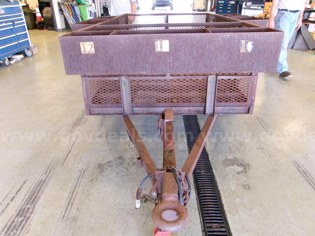8' x 53" steel trailer