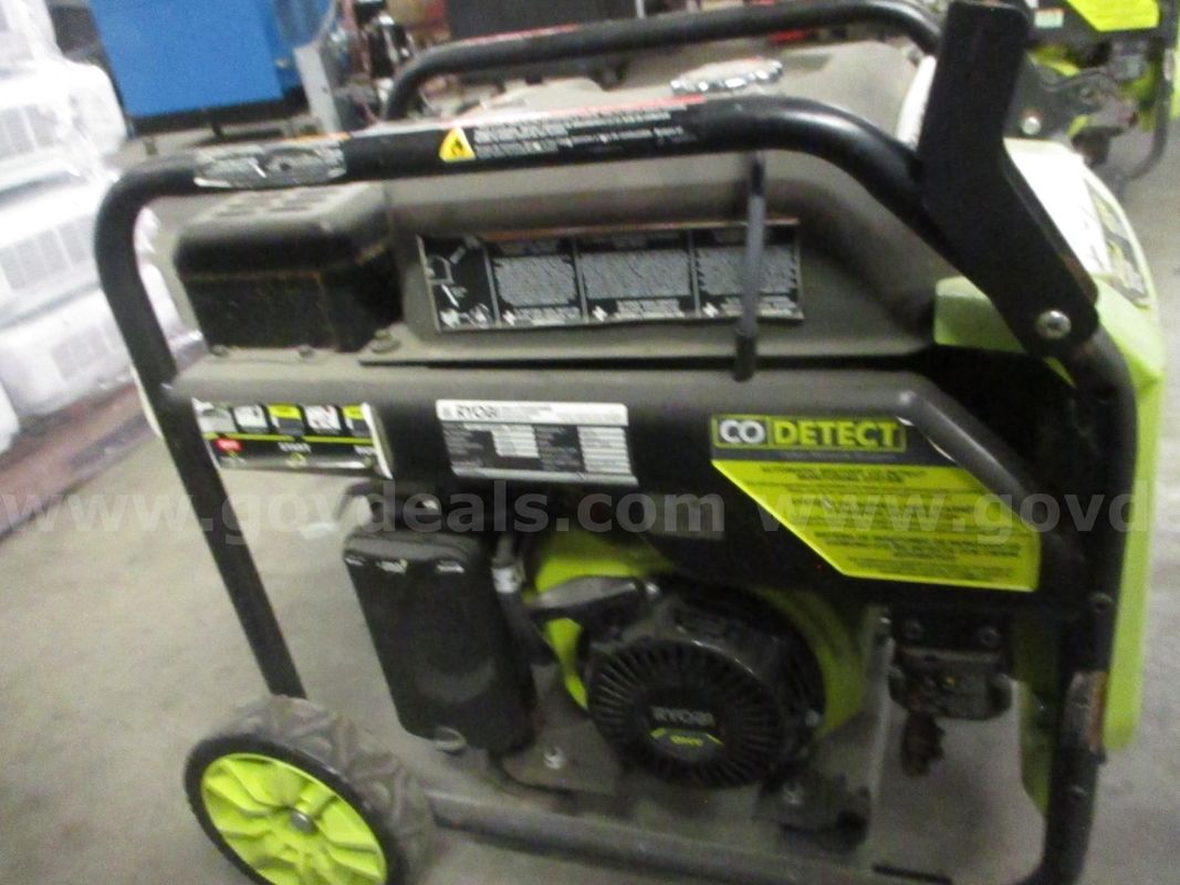 Generator, Ryobi, Easy Start, Lot 1016, Ar27005926-001
