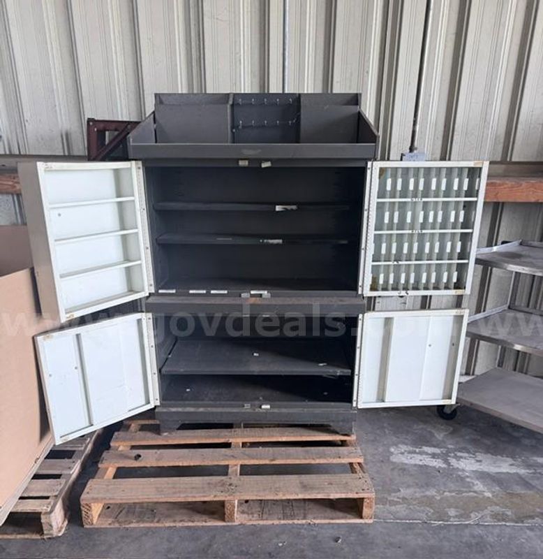 Vintage Autolite Service Desk & Parts Cabinet — A Piece of Automotive History!