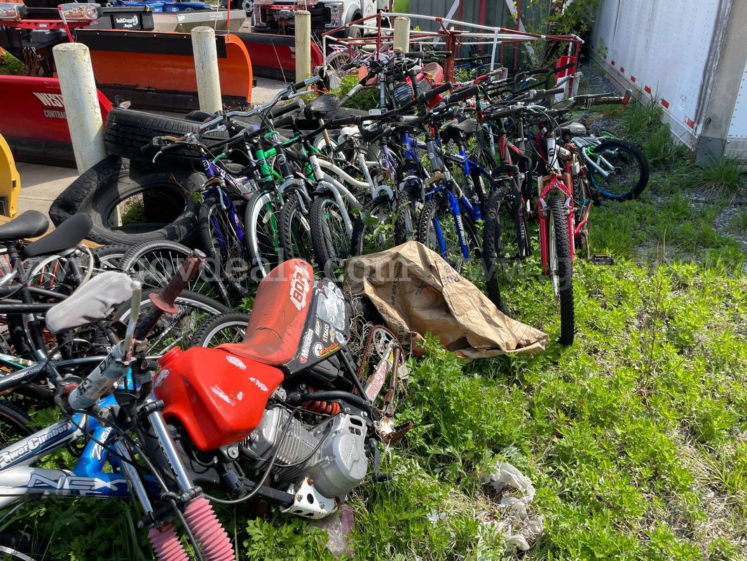 Large Lot of Bicycles