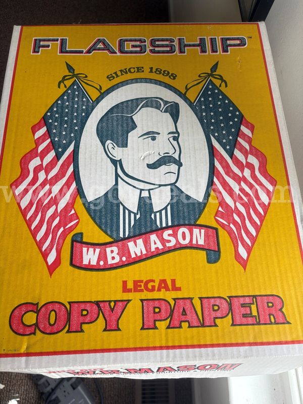 One (1) Case Legal Paper / WB Mason