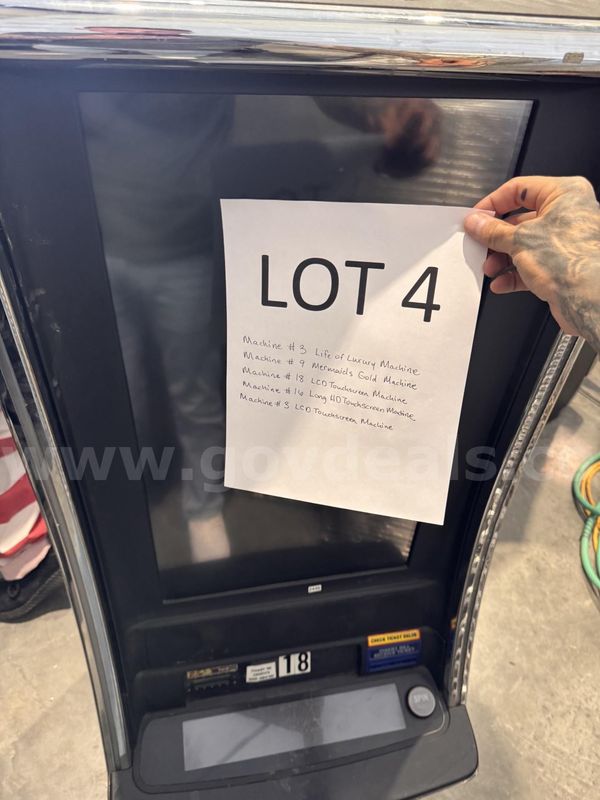 4 gambling machines