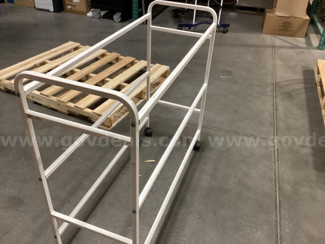 White Metal Rack