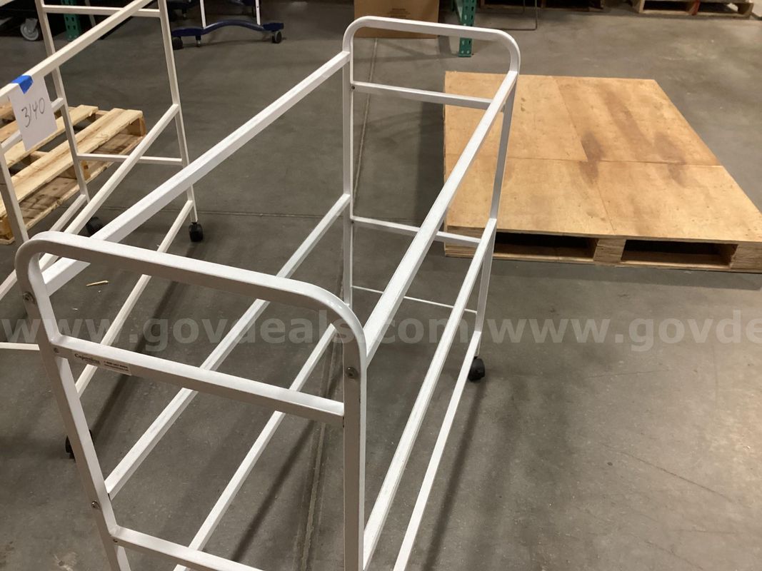 White Metal Rack