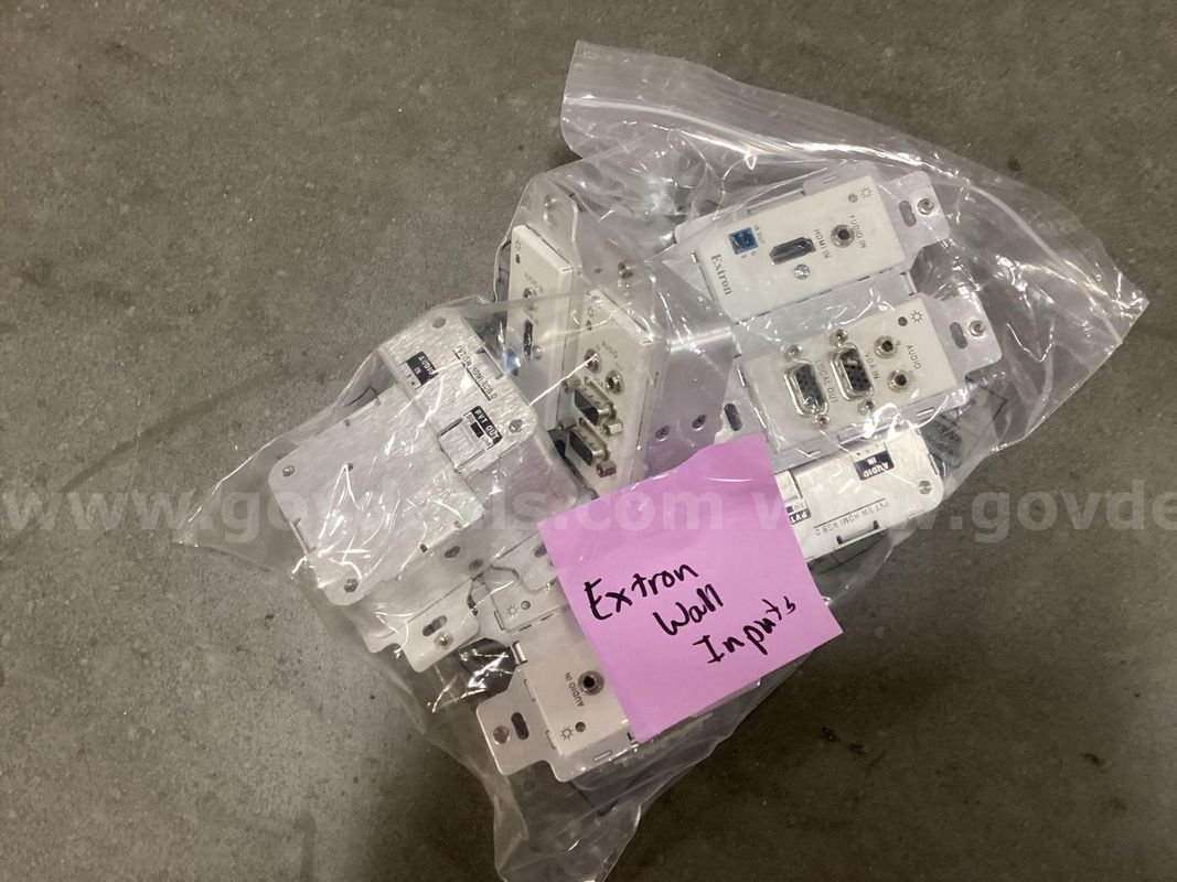 Extron Wall Inputs, Projector System Components lot of 5