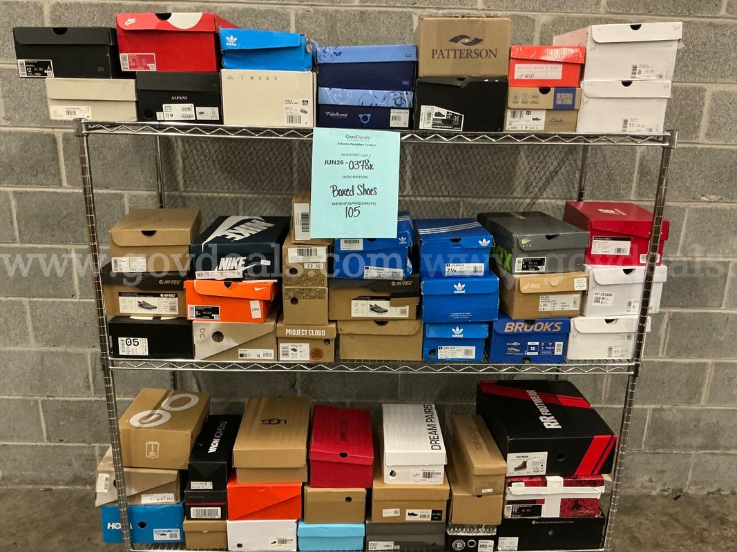 Apparel: "Boxed Shoes" (JUN26-0378X)