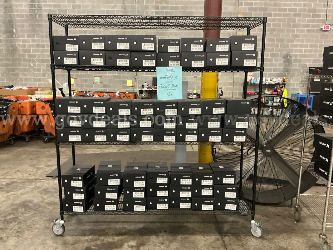 Apparel: "Boxed Shoes" (Hamper) (JUN26-0555X)