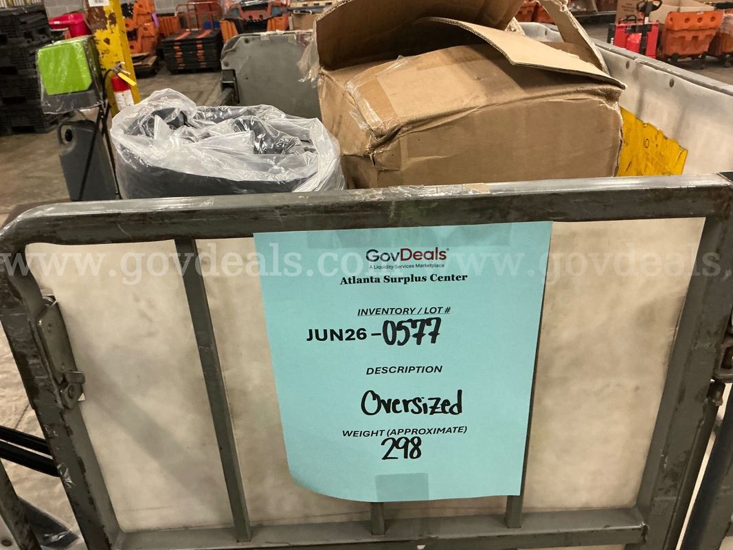 General Merchandise: "Large Items" (JUN26-0577)