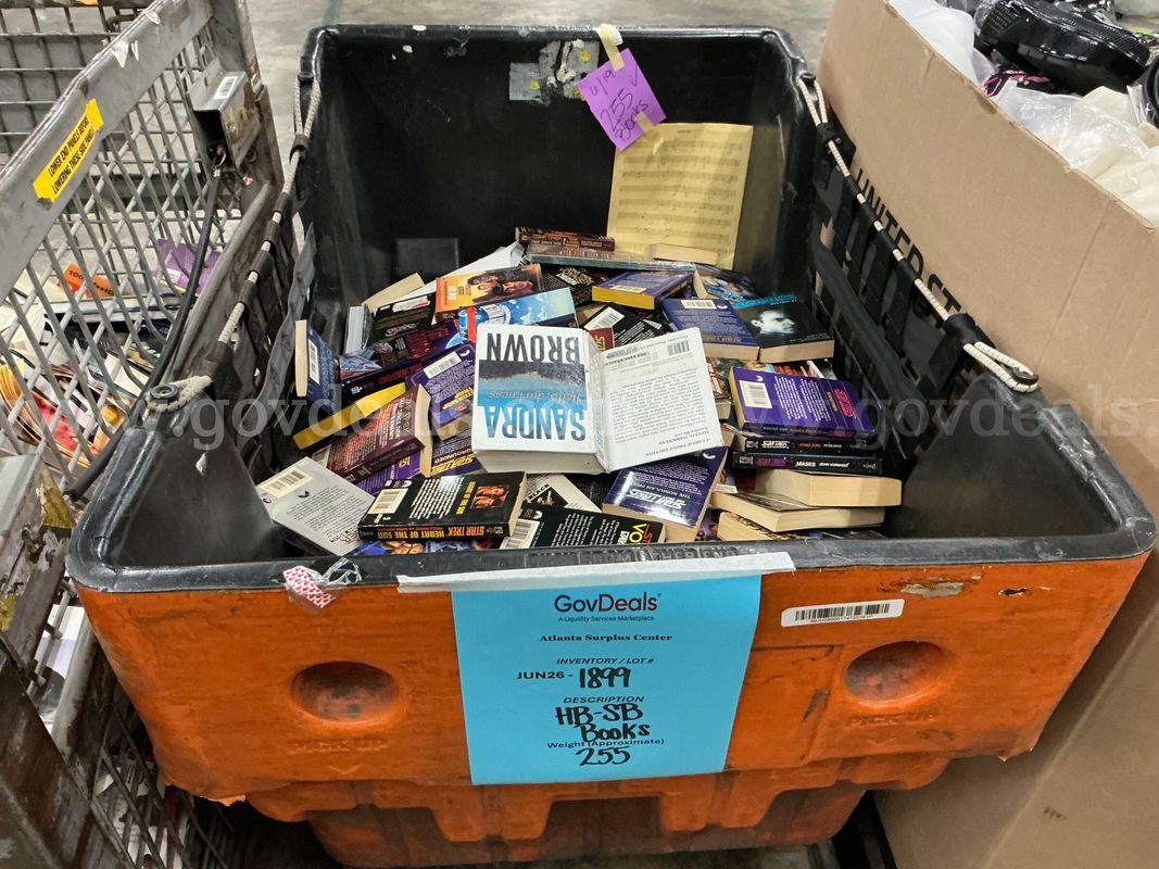 Books: Mixed "Hard and Soft Back" (Hamper) (JUN26-1899)