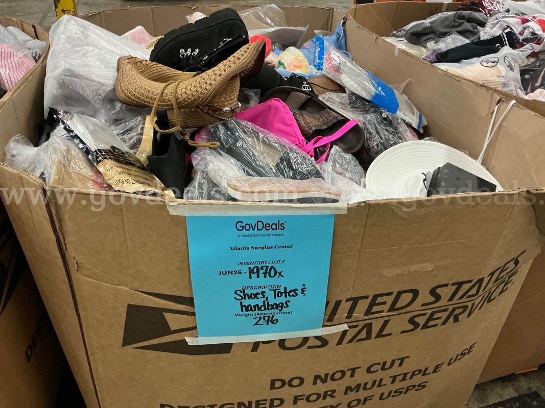 Apparel: Manually Sorted "Shoes, Handbags and Totes" (JUN26-1970X)