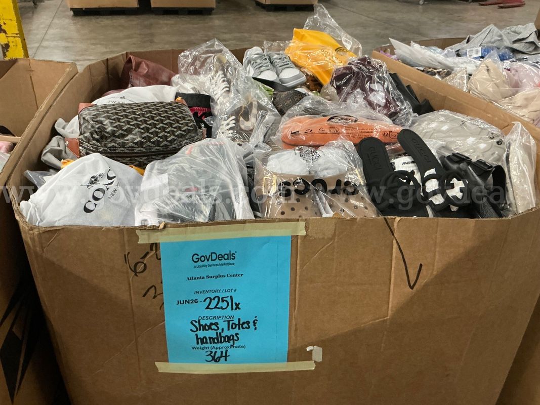 Apparel: Manually Sorted "Shoes, Handbags and Totes" (JUN26-2251X)