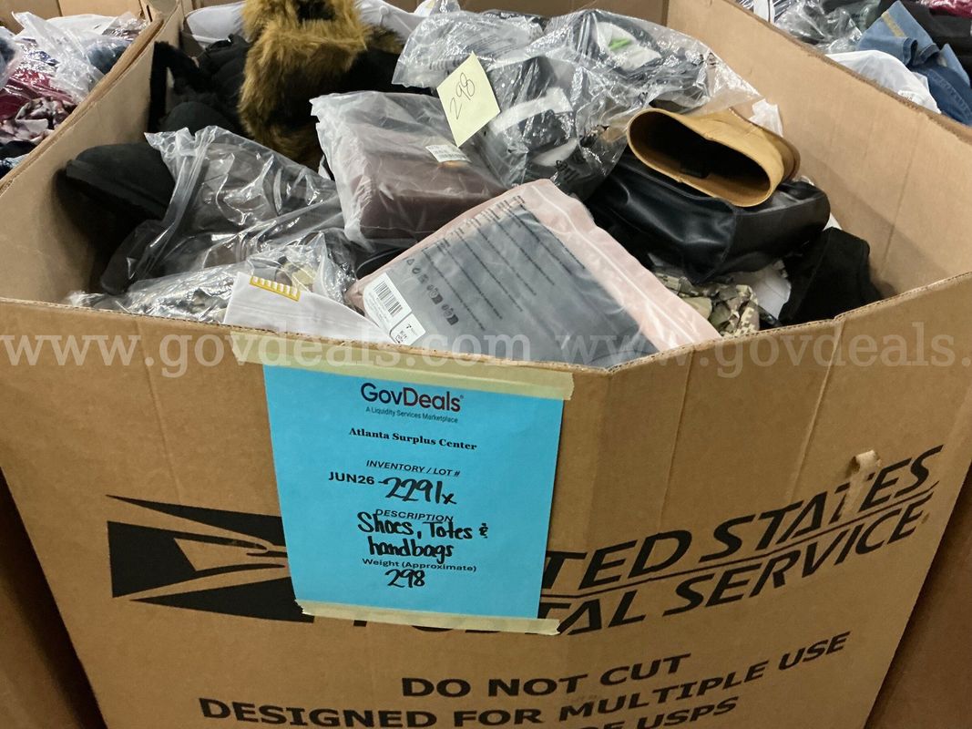 Apparel: Manually Sorted "Shoes, Handbags and Totes" (JUN26-2291X)