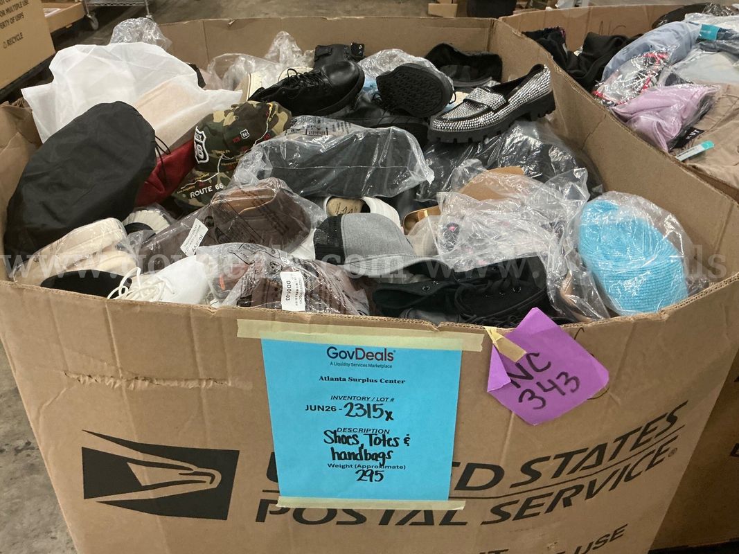 Apparel: Manually Sorted "Shoes, Handbags and Totes" (JUN26-2315X)