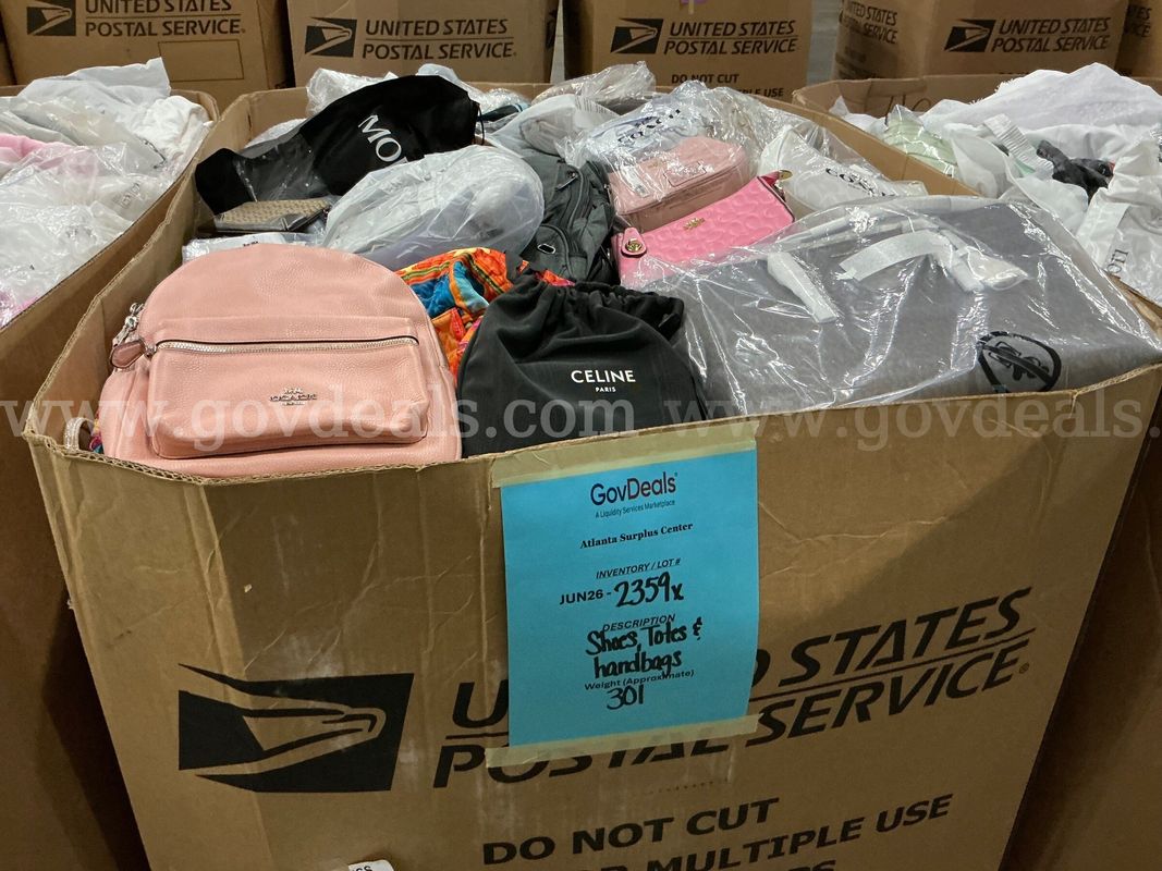 Apparel: Manually Sorted "Shoes, Handbags and Totes" (JUN26-2359X)