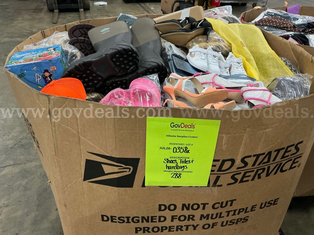 Apparel: Manually Sorted "Shoes, Handbags and Totes" (JUL26-0358X)