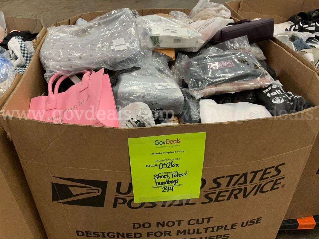 Apparel: Manually Sorted "Shoes, Handbags and Totes" (JUL26-0526X)