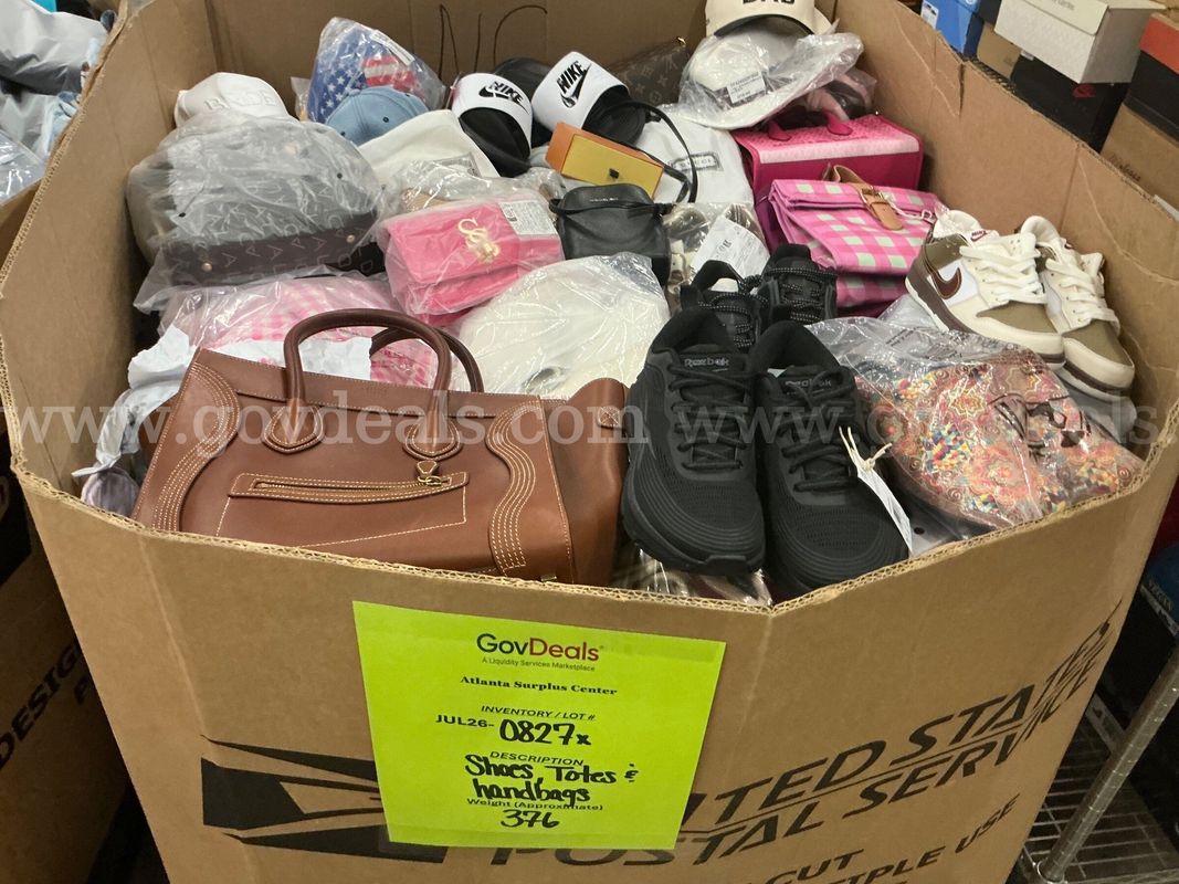 Apparel: Manually Sorted "Shoes, Handbags and Totes" (JUL26-0827X)