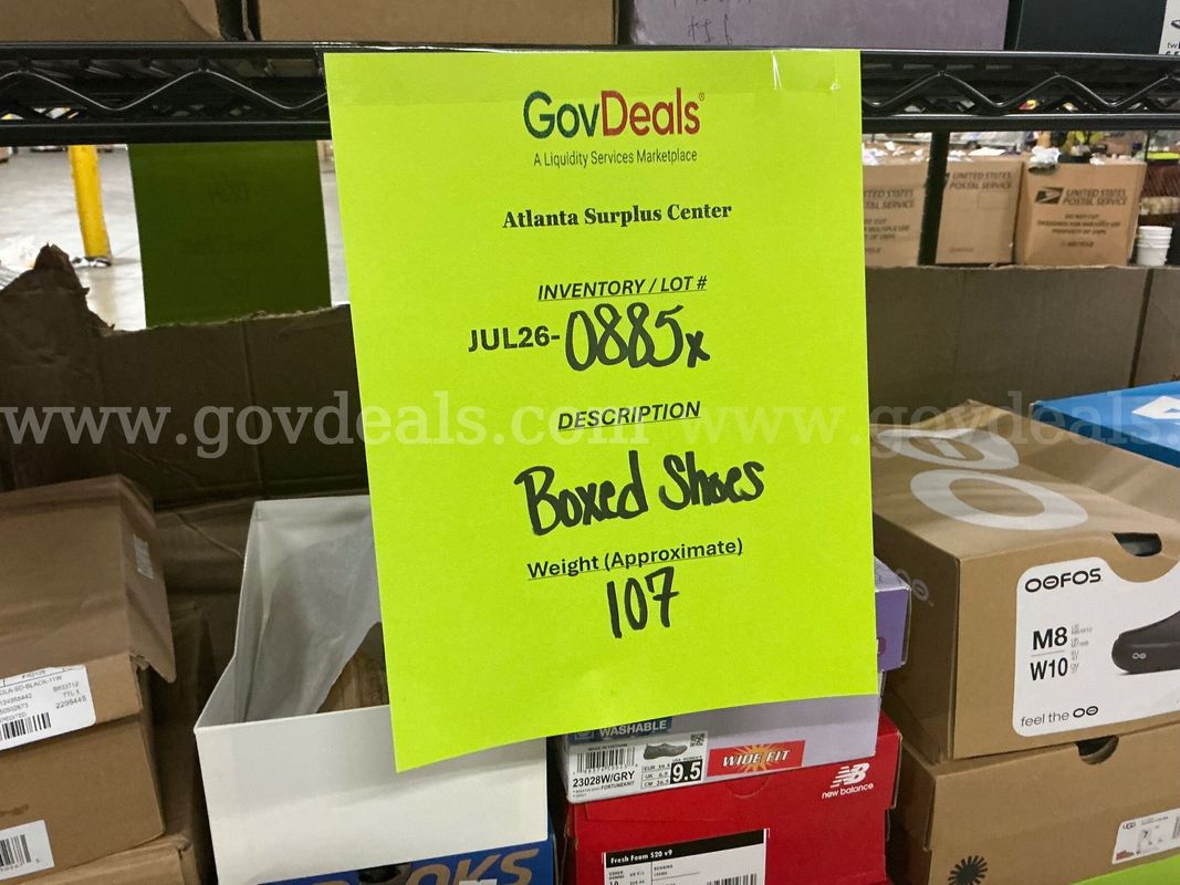 Apparel: "Boxed Shoes" (JUL26-0885X)