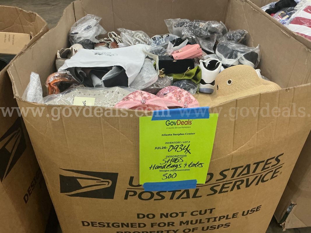 Apparel: Manually Sorted "Shoes, Handbags and Totes" (JUL26-0934X)