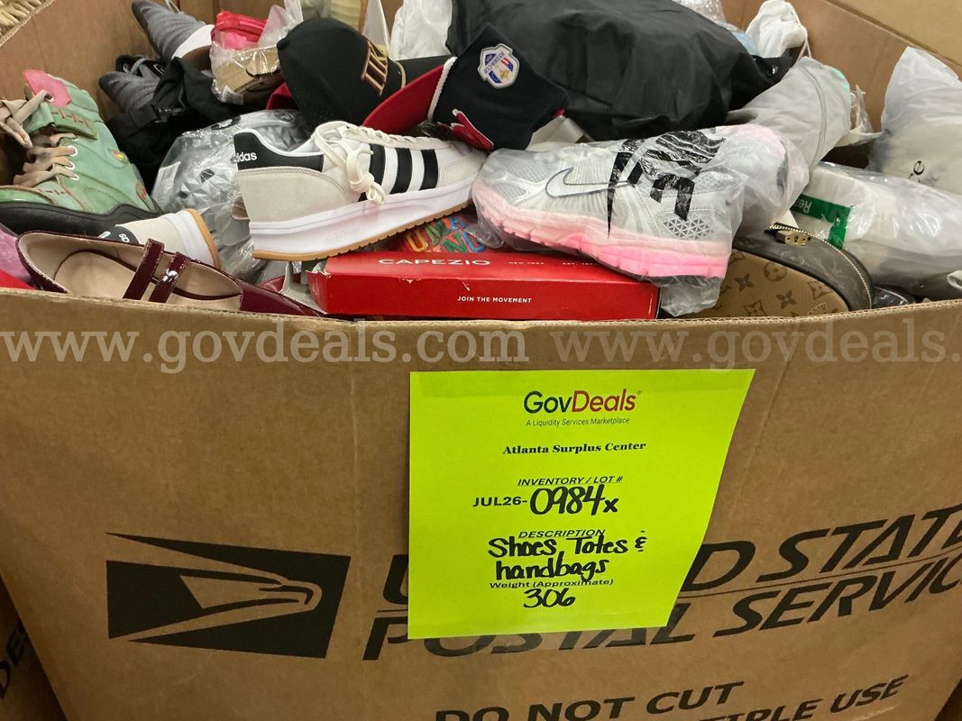Apparel: Manually Sorted "Shoes, Handbags and Totes" (JUL26-0984X)