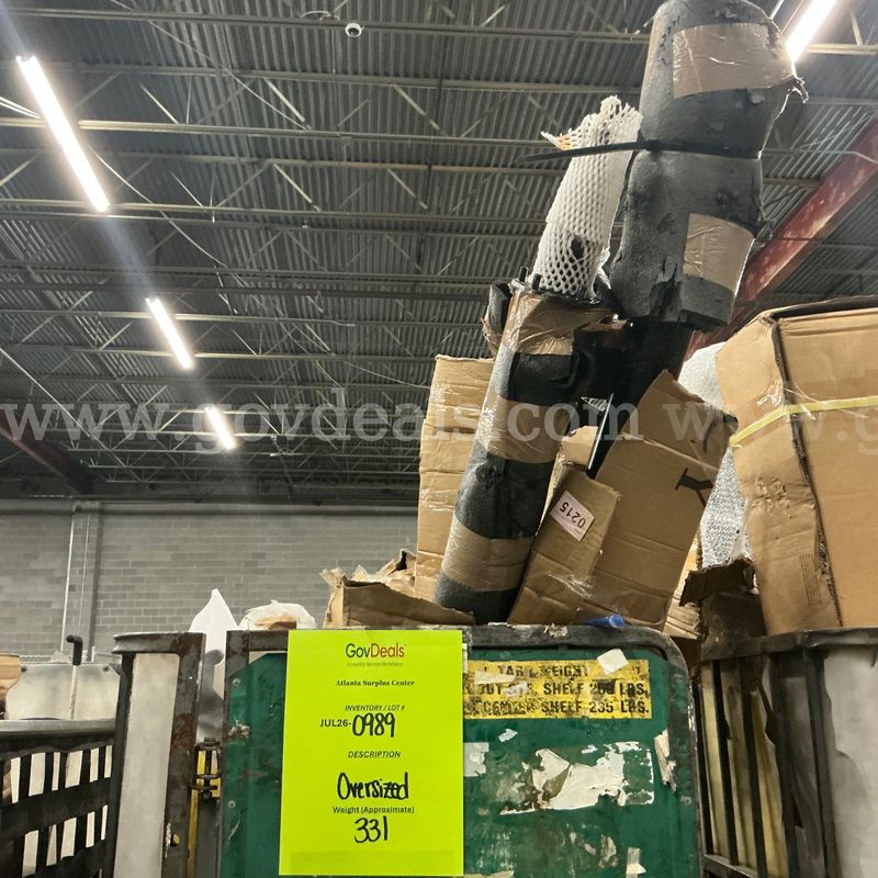 General Merchandise: "Large Items" (JUL26-0989)