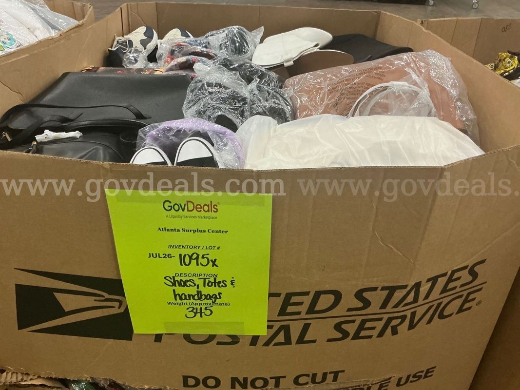Apparel: Manually Sorted "Shoes, Handbags and Totes" (JUL26-1095X)