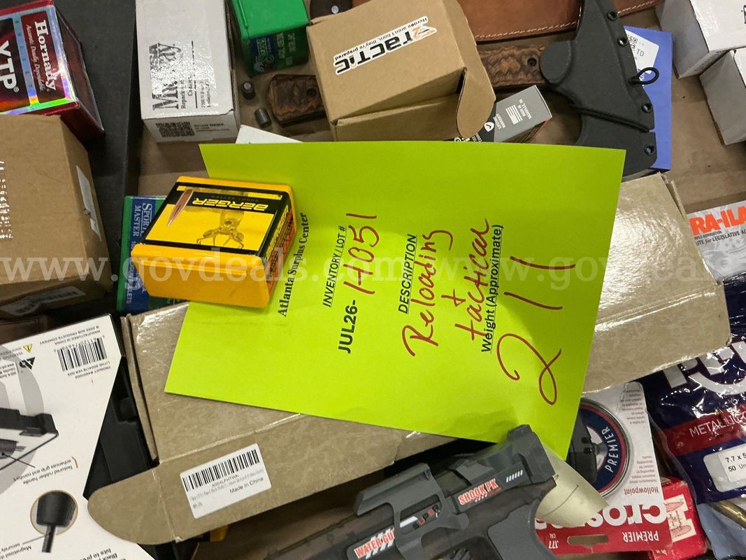 Firearm Parts & Accessories: "Reloading & Tactical Supplies" (JUL26-H051)
