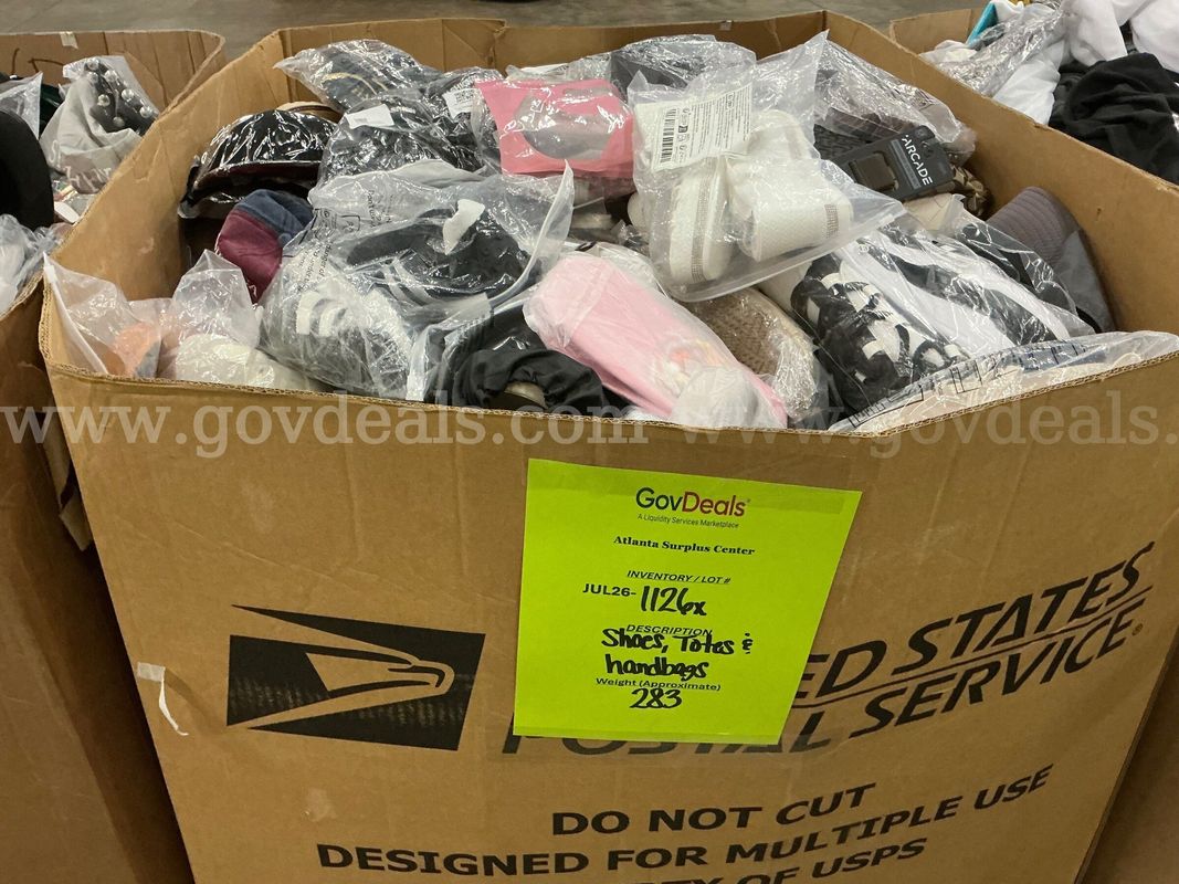 Apparel: Manually Sorted "Shoes, Handbags and Totes" (JUL26-1126X)