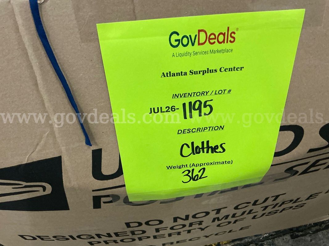 Apparel "Clothes" (JUL26-1195)