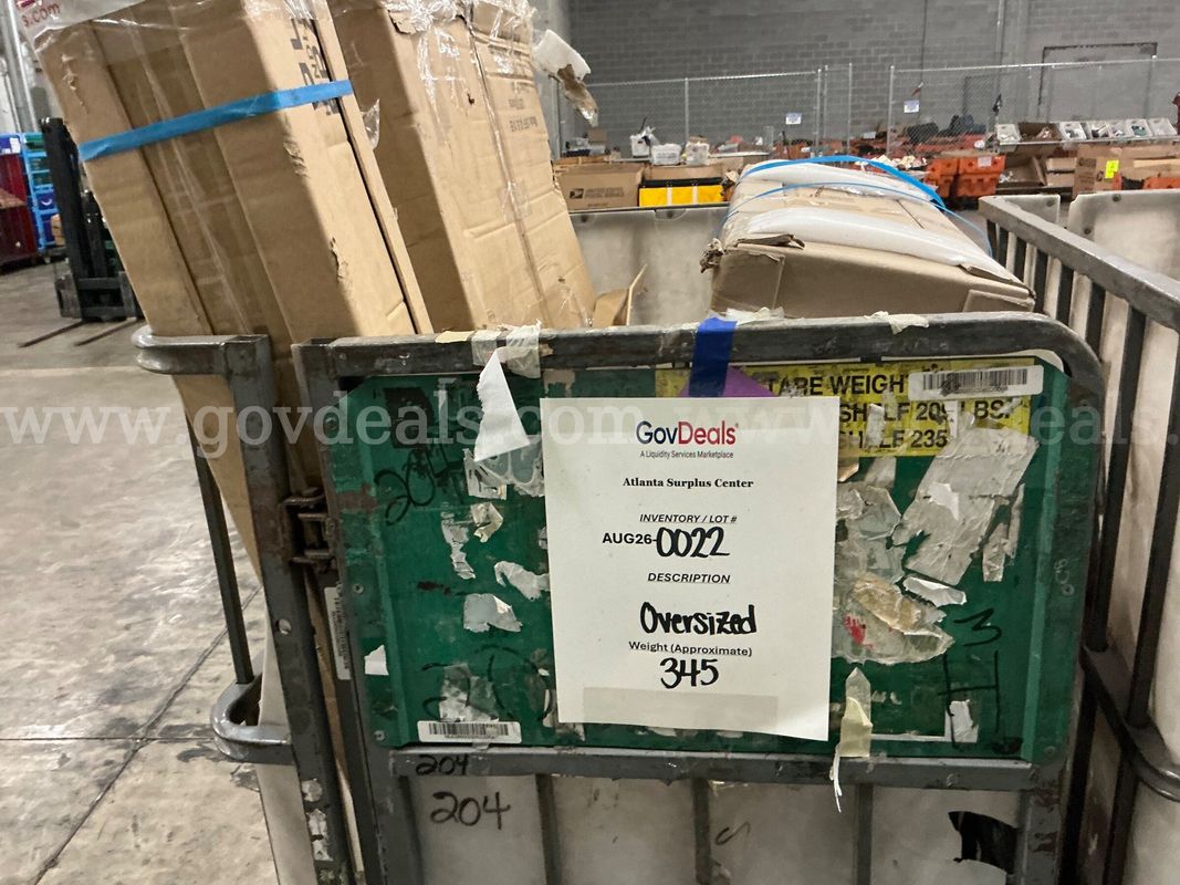 General Merchandise: "Large Items" (AUG26-0022)
