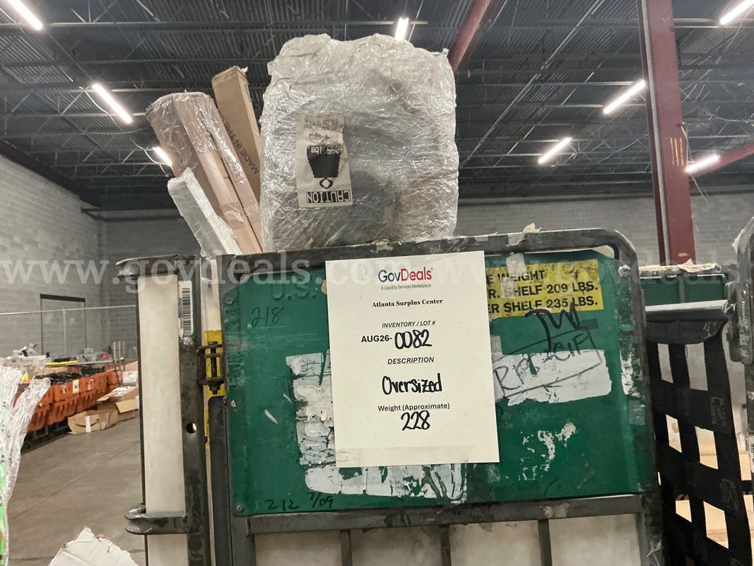 General Merchandise: "Large Items" (AUG26-0082)