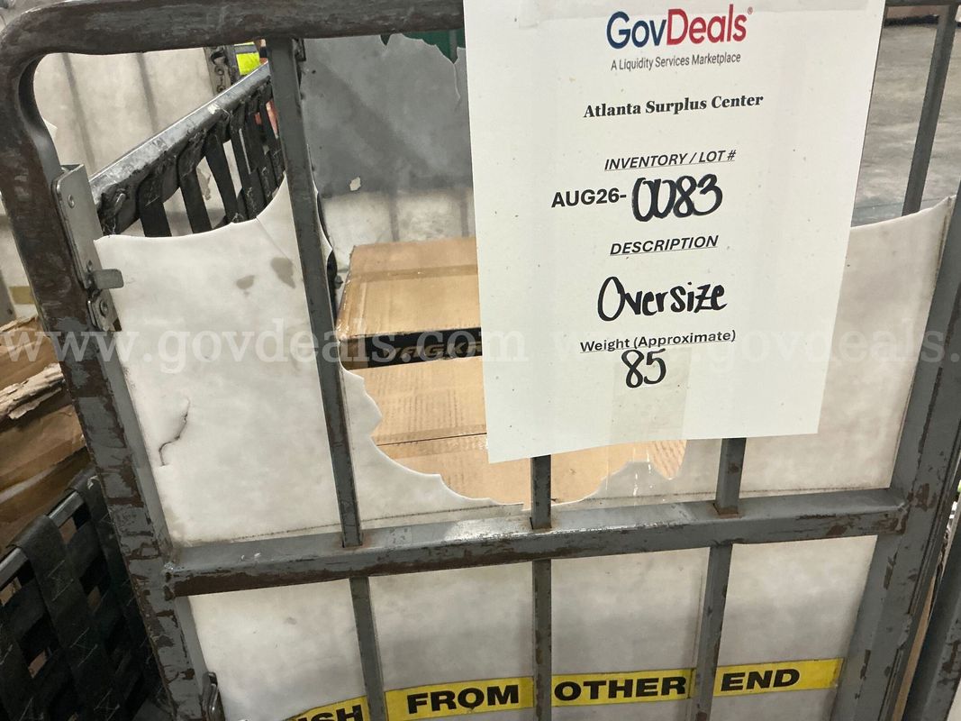 General Merchandise: "Large Items" (AUG26-0083)