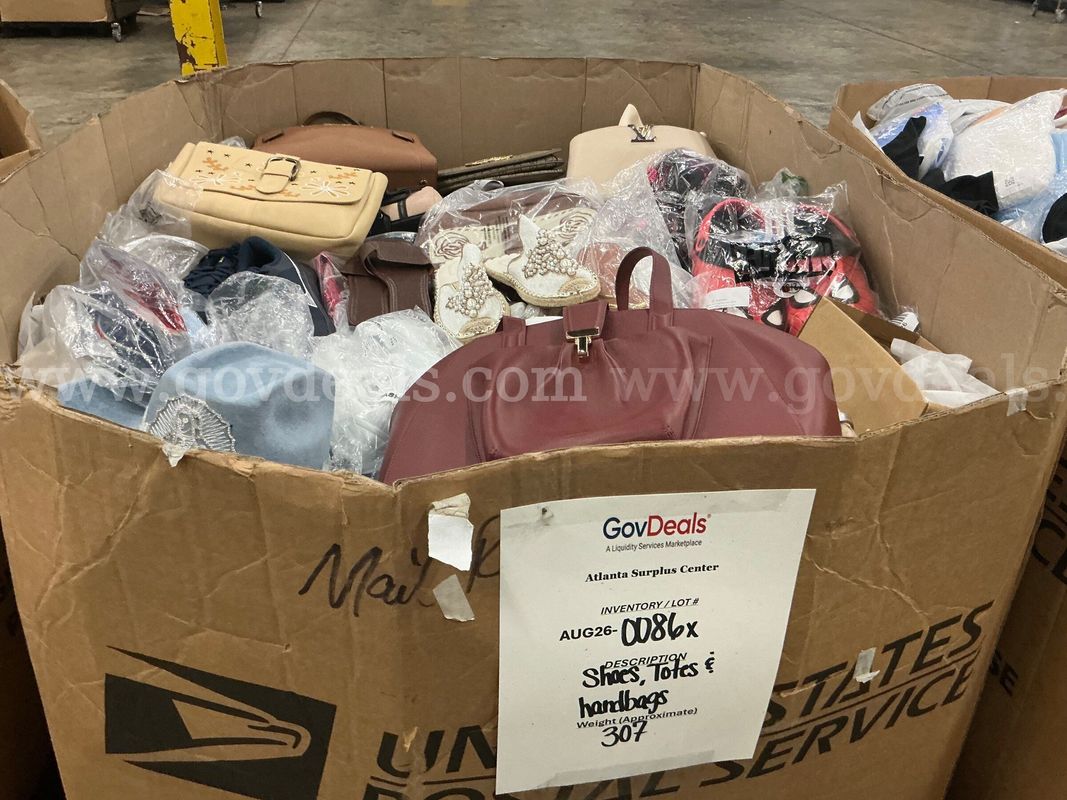 Apparel: Manually Sorted "Shoes, Handbags and Totes" (AUG26-0086X)