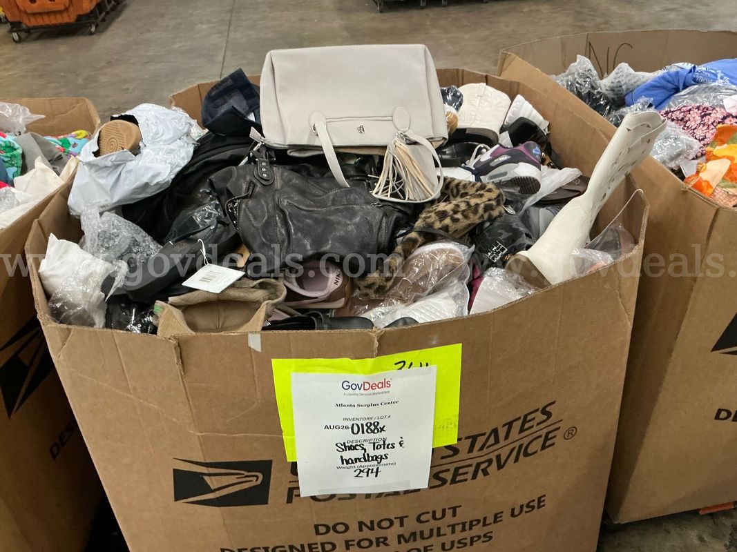 Apparel: Manually Sorted "Shoes, Handbags and Totes" (AUG26-0188X)