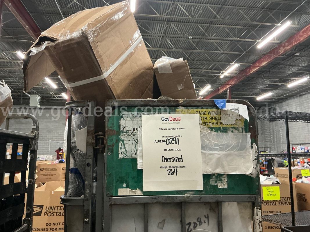 General Merchandise: "Large Items" (AUG26-0291)