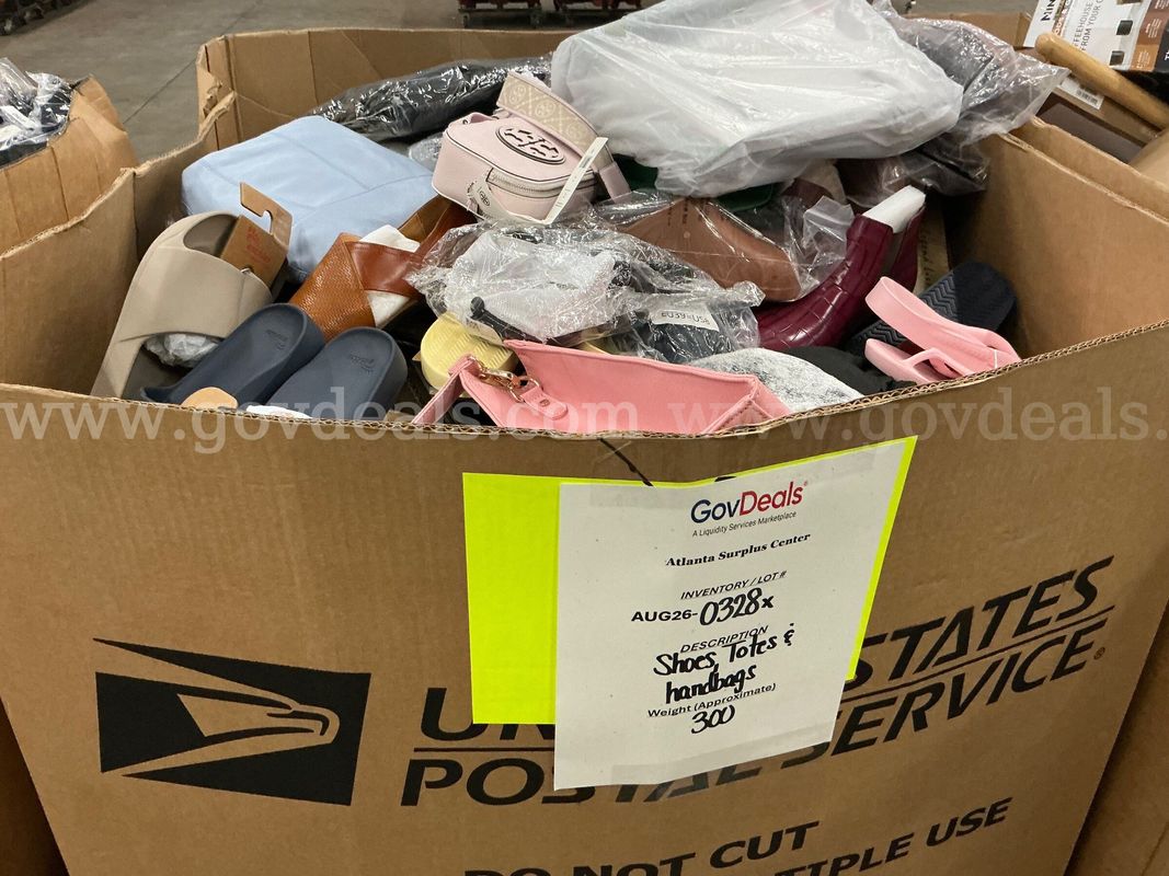 Apparel: Manually Sorted "Shoes, Handbags and Totes" (AUG26-0328X)