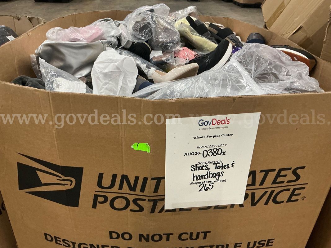 Apparel: Manually Sorted "Shoes, Handbags and Totes" (AUG26-0380X)