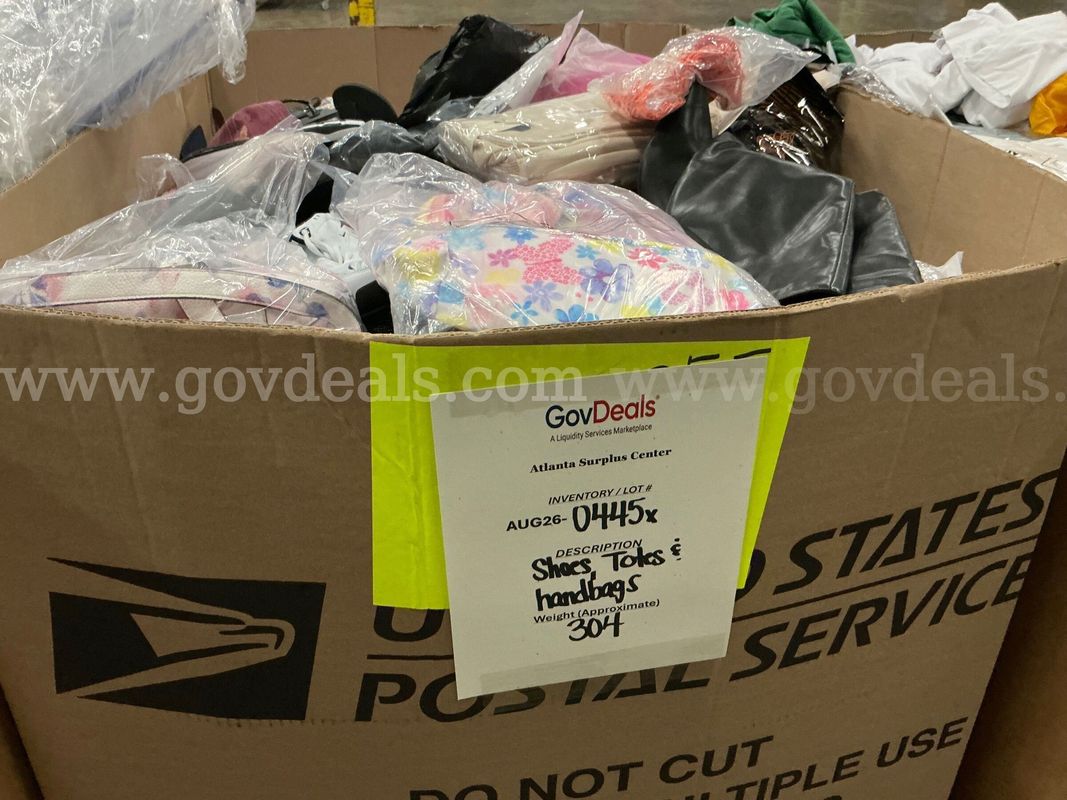 Apparel: Manually Sorted "Shoes, Handbags and Totes" (AUG26-0445X)