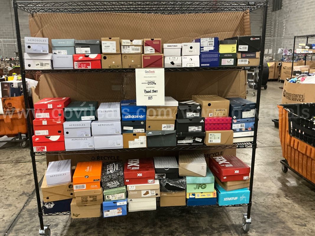Apparel: "Boxed Shoes" (AUG26-0524X)