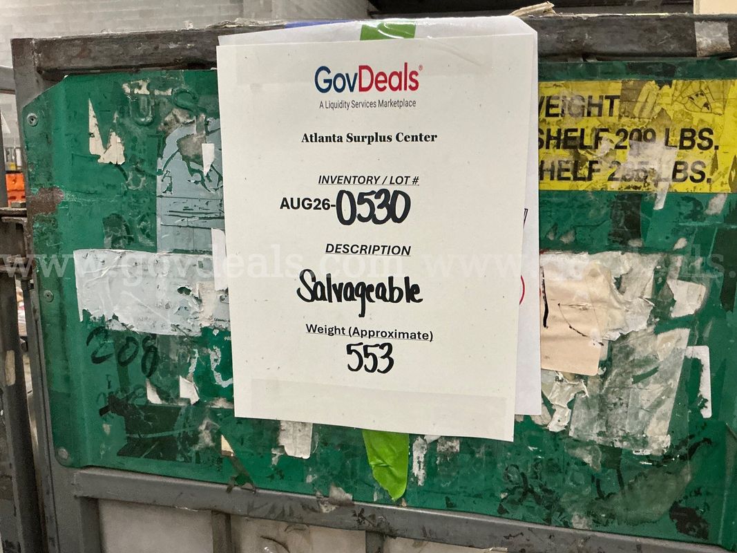 Electronics "Salvageable" (AUG26-0530)