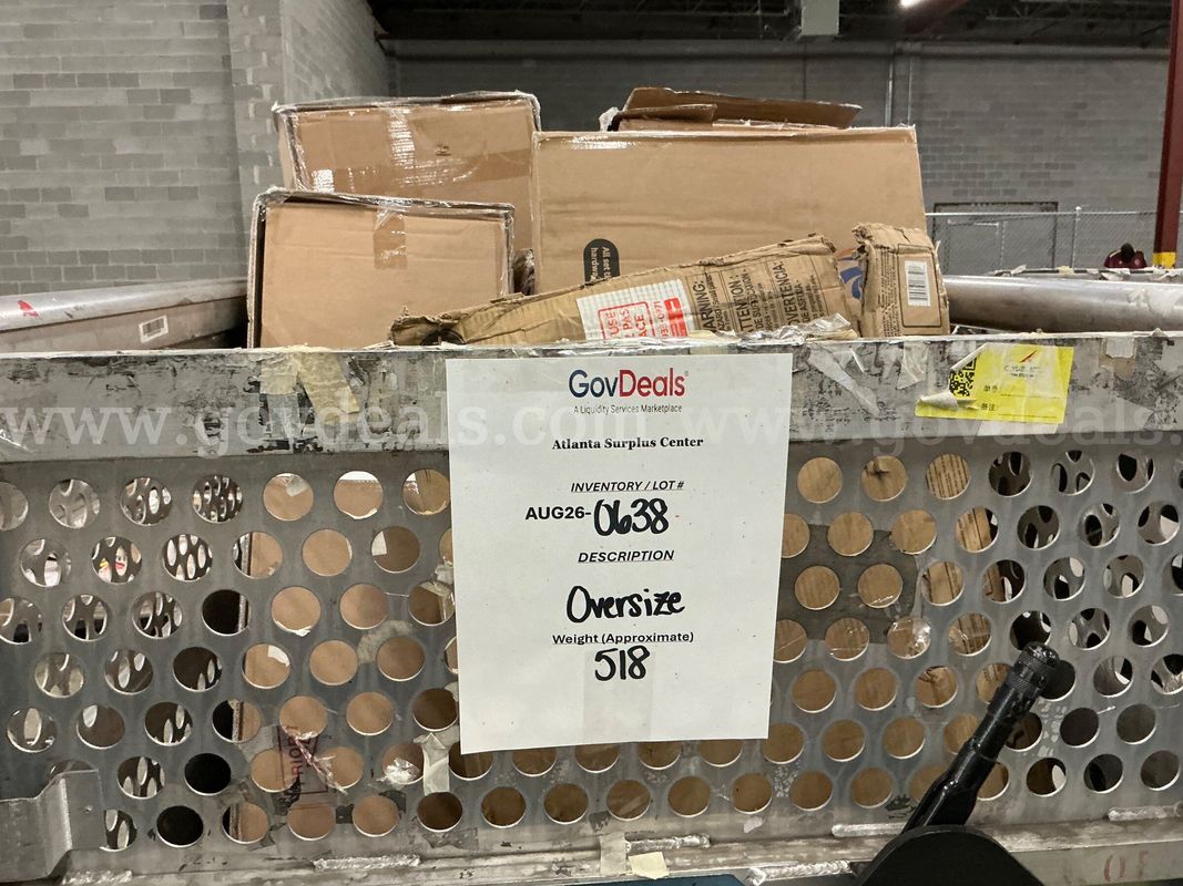 General Merchandise: "Large Items" (AUG26-0638) (1 of 12)