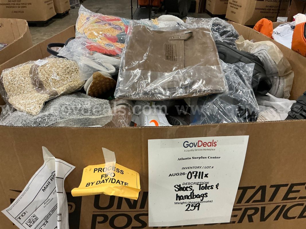 Apparel: Manually Sorted "Shoes, Handbags and Totes" (AUG26-0711X)
