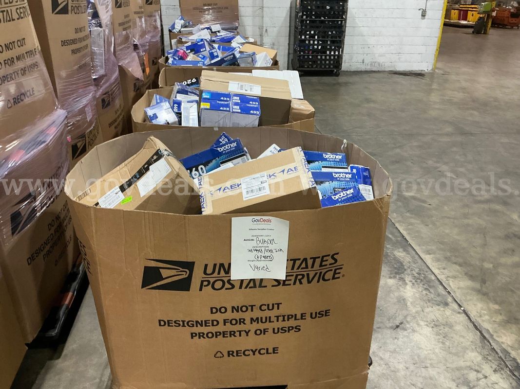 Salvaged: USED "Ink Cartridges & Toners" TOTAL 6 Pallets (AUG26-BULK002)