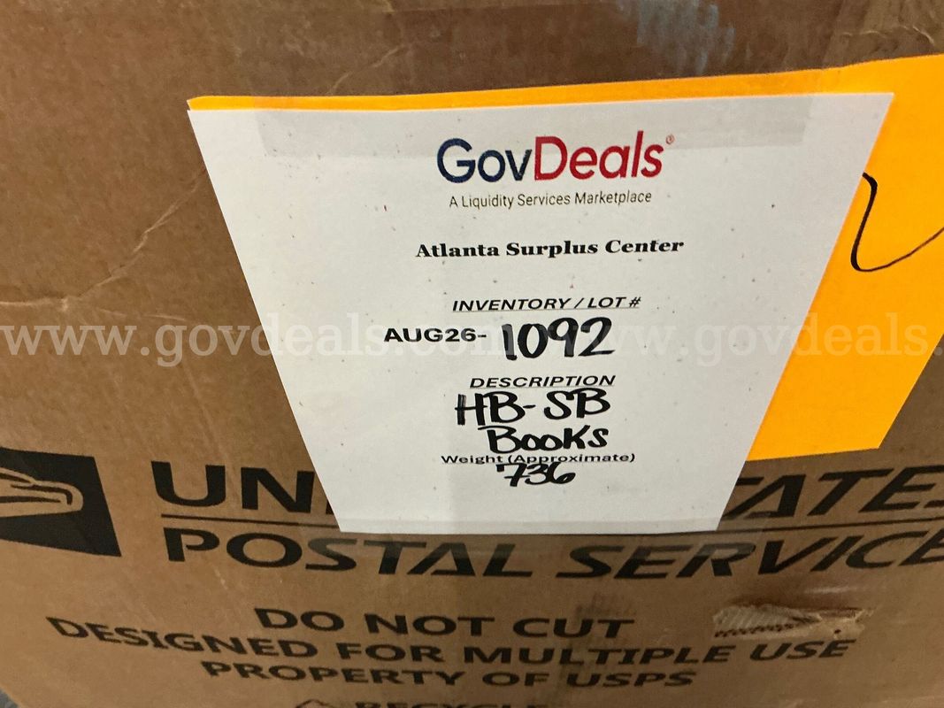 Books: Mixed "Hard and Soft Back" (Gaylord) (AUG26-1092)