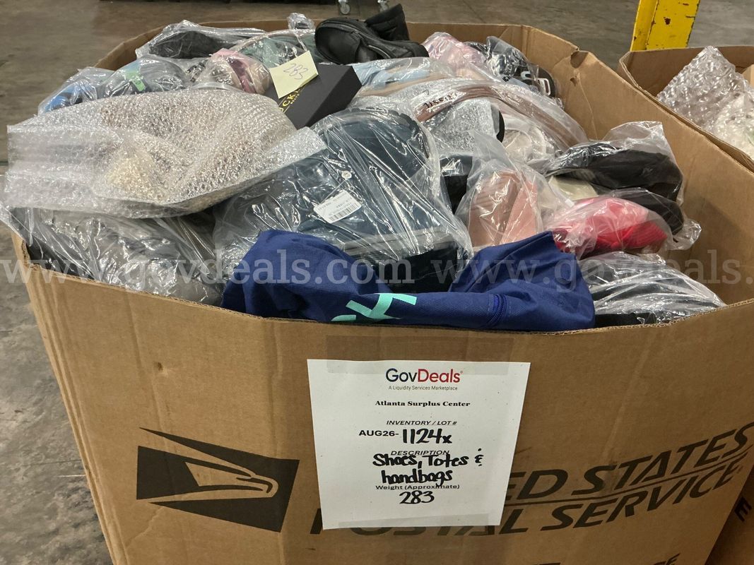 Apparel: Manually Sorted "Shoes, Handbags and Totes" (AUG26-1124X)